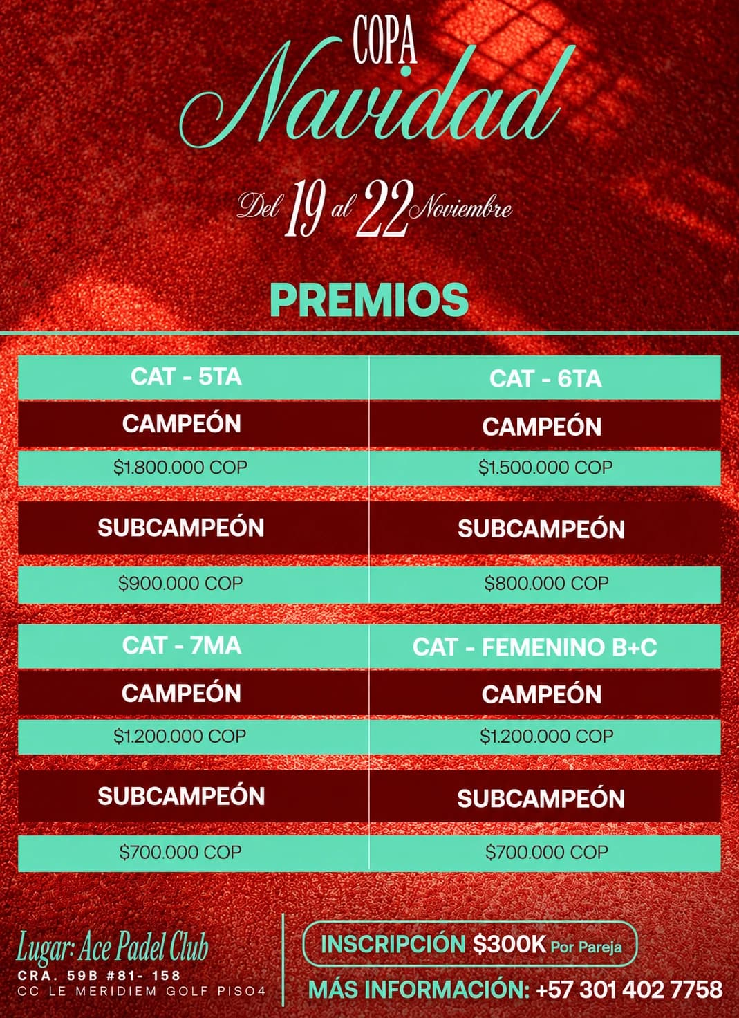 Copa Navidad · Padel Top